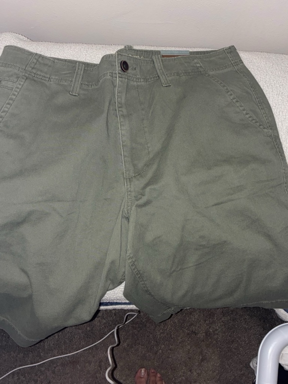 Sonoma Men's Olive Cargo Shorts